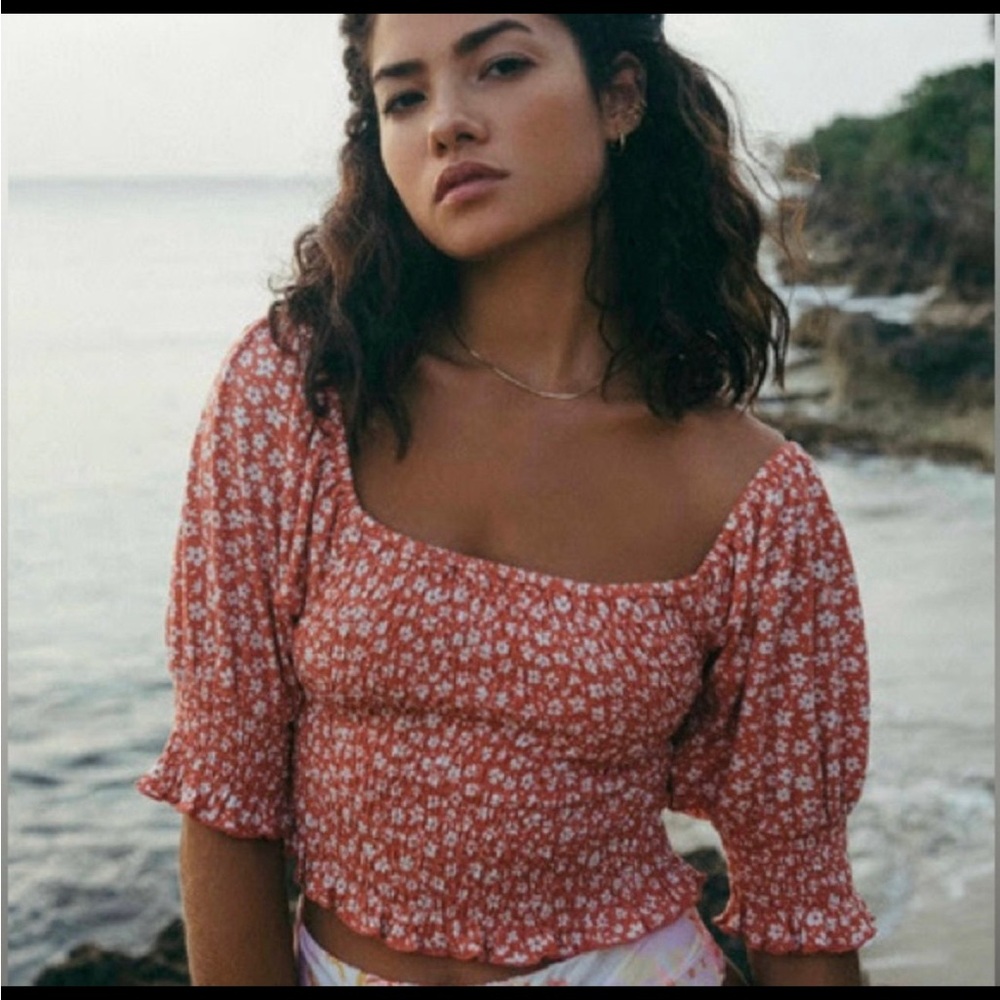 Billabong Coastal Sands Knit Crop Top NWOT
